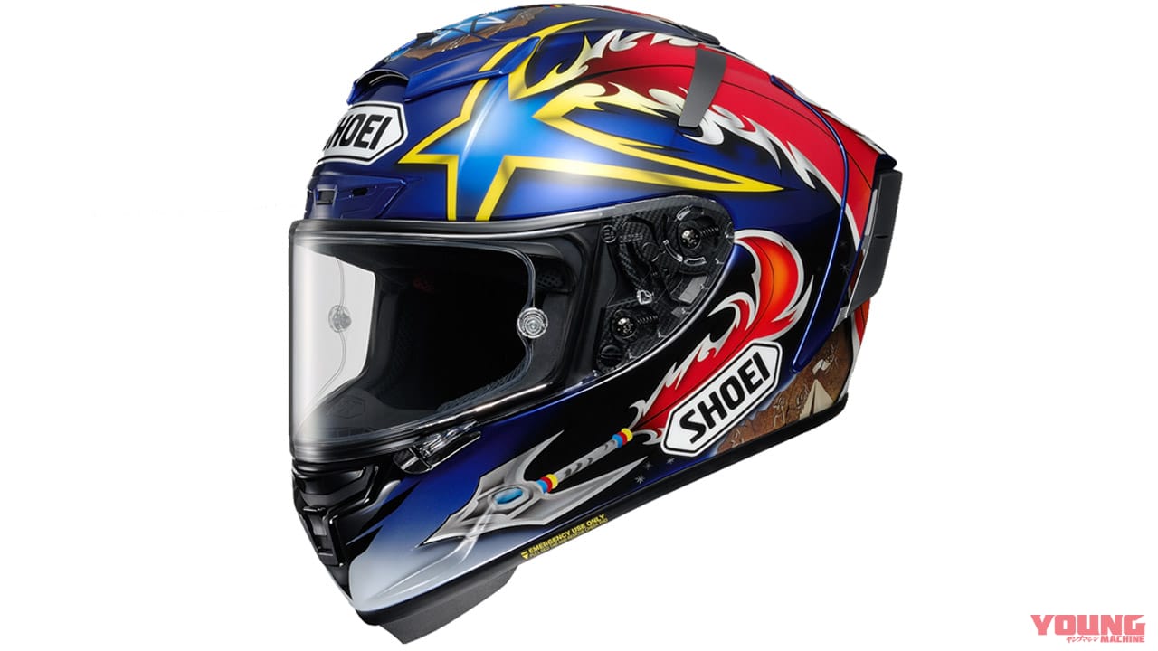 “SHOEI X-Fourteen NORICK '04”阿部典史选手彩绘帽终于推出！