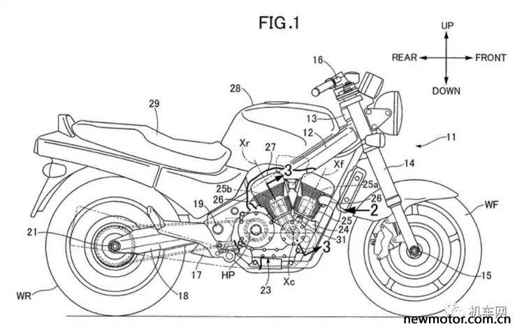 HONDA新款V型雙缸專利圖曝光！小排氣量市場烽火再起？