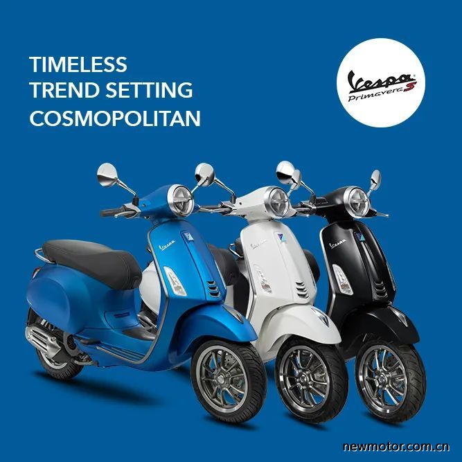 Vespa 2020年式「Primavera S」活力藍新色上市