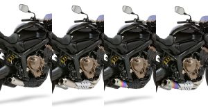 MORIWAKI推出CB650R／CBR650R用“CROSS-SHORT ZERO”全段排气管