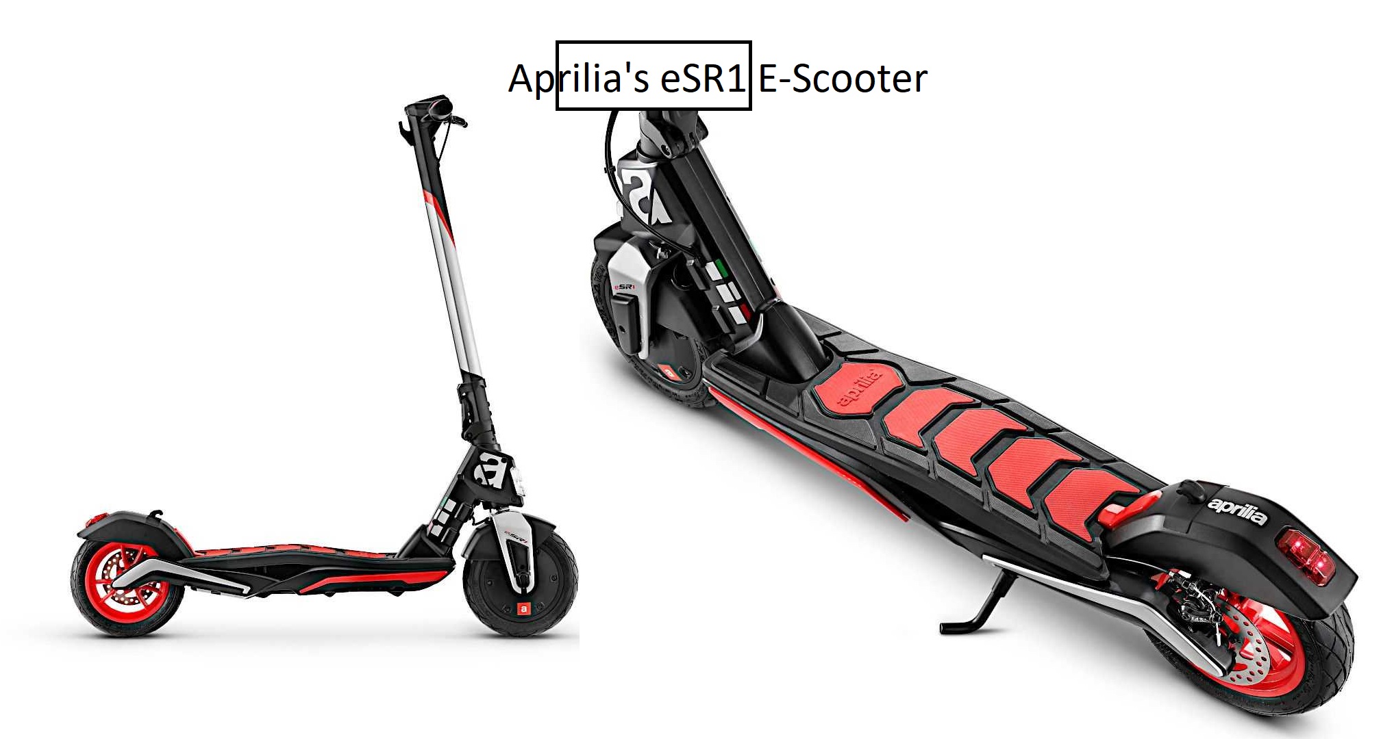 都市移动新方案！Aprilia“eSR1”电动滑板车