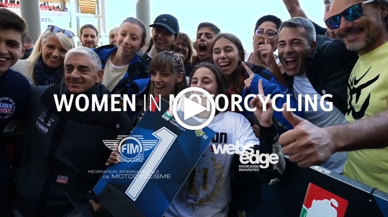 (FIM)國際摩托車聯合會透過《摩托車界的女性》紀錄片，慶祝國際婦女節