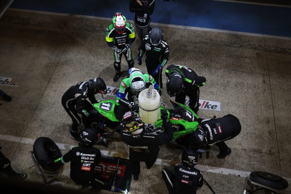 Fim_Ewc_24h_Motos_2024_Webike SRC Kawasaki France, Le Blanc Greg, Gamarino Christian, Ramos Alvaro Roman, Loiseau Anthony, Kawasaki ZX10R, Formula EWC