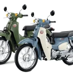 Super Cub 110新色于泰国发布,C125风格的灰白与Cross Cub风格般的绿色