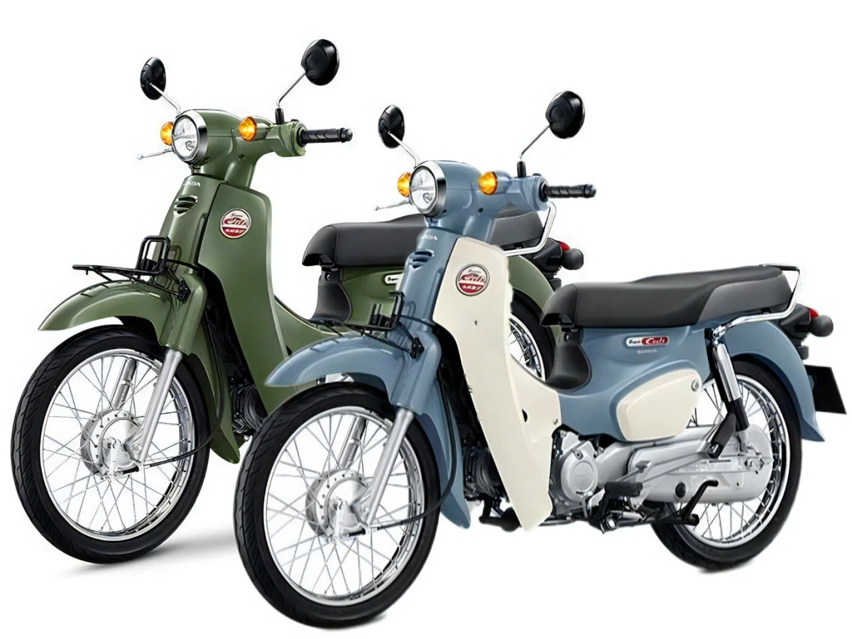 Super Cub 110新色于泰国发布，C125风格的灰白与Cross Cub风格般的绿色