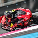 Bol d’Or EWC Superstock 頒獎台,象徵著Maurin以最佳方式告別