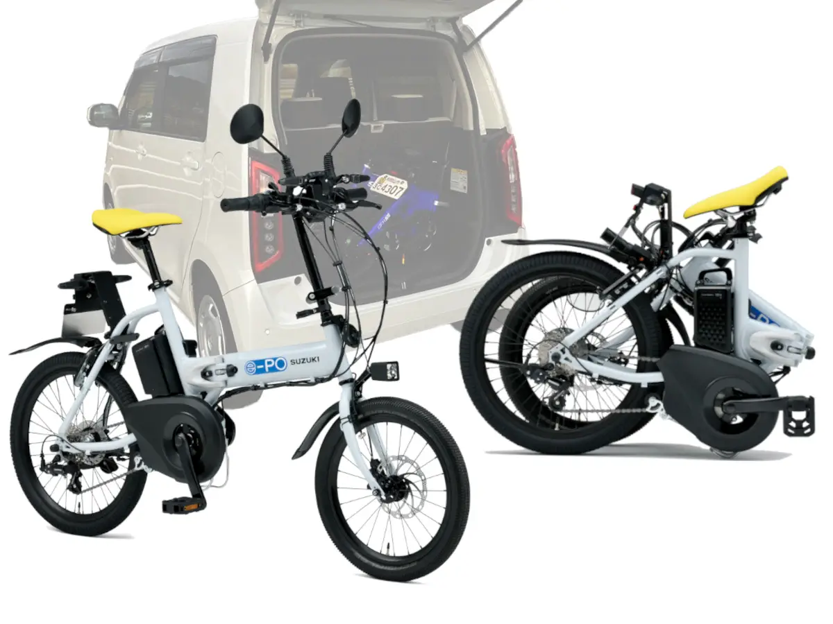 【JAPAN MOBILITY SHOW 2023】SUZUKI也有“六轮生活”！折叠电动自行车“e-PO”正式发布