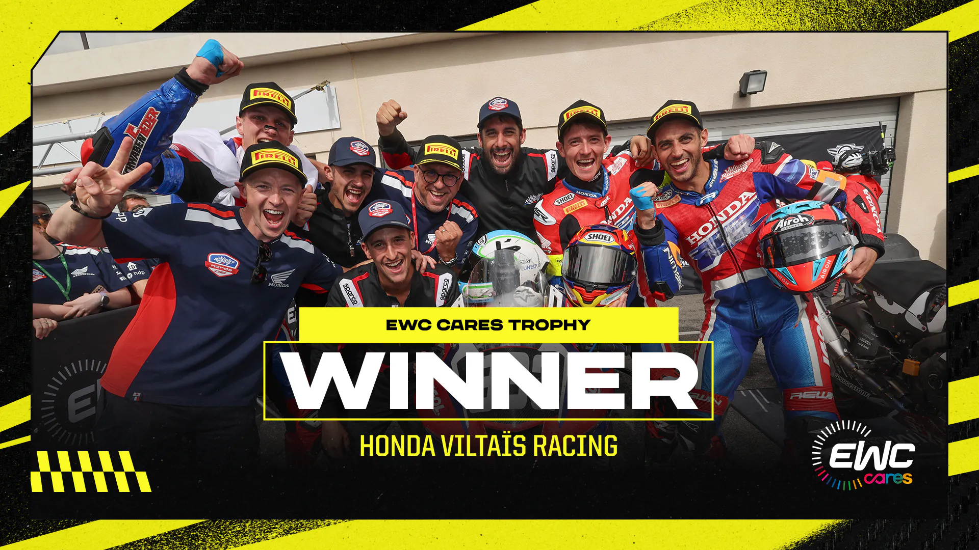 Honda Viltaïs Racing赢得首届FIM EWC Cares奖杯