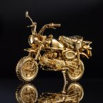 黄金闪耀!U-treasure与HONDA联手呈献的Monkey 50 Gold Limited模型