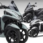 YAMAHA 2024 TRICITY 155和125全新消光浅绿,清爽亮相!