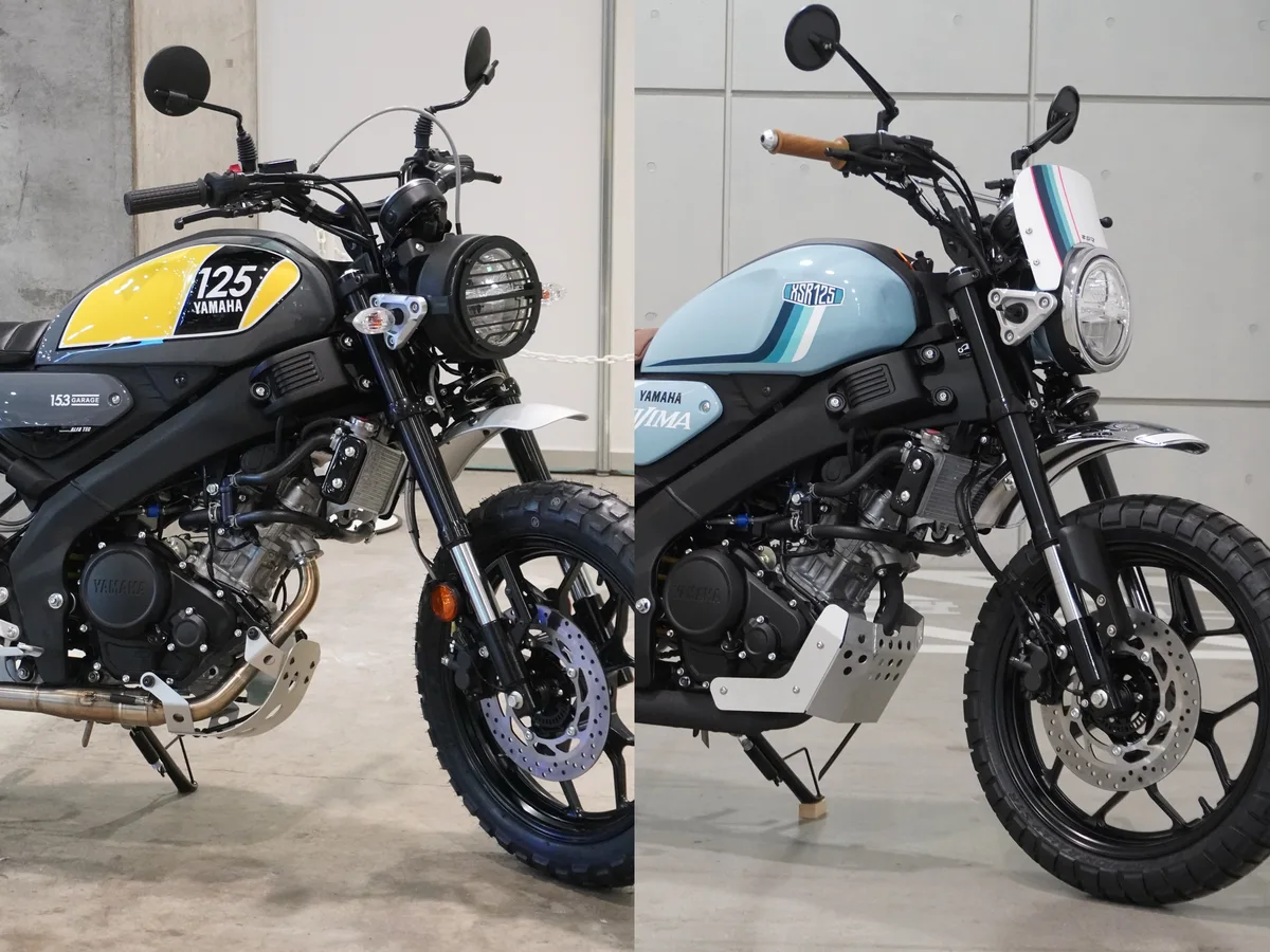 【2024东京摩托车展】XSR125改装大比拼！ACTIVE 与 KIJIMA 的越野美学对决