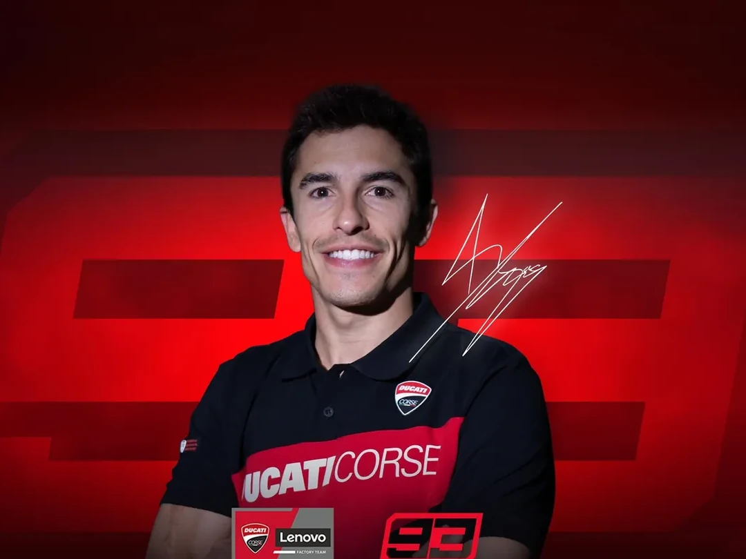 Marc Marquez宣布2025年将加入Ducati Lenovo Team参赛，与Bagnaia组成梦幻队伍
