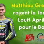 GREGORIO 確定重返EWC,加盟TEAM 33 LOUIT APRIL MOTO