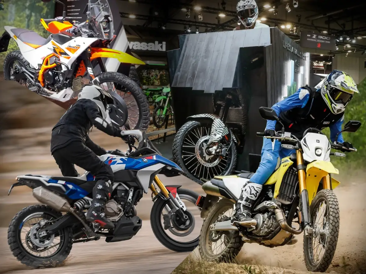 DR-Z4S、390 Adventure R、F450GS、KLE500，各品牌中量級越野滑胎冒險車齊聚2024米蘭車展