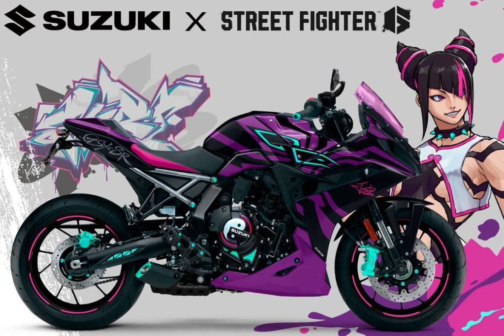 Suzuki × Street Fighter6 聯名車款「GSX-8R Tuned by JURI」