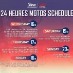 2025 EWC开幕战:24 Heures Motos关键时程一览表