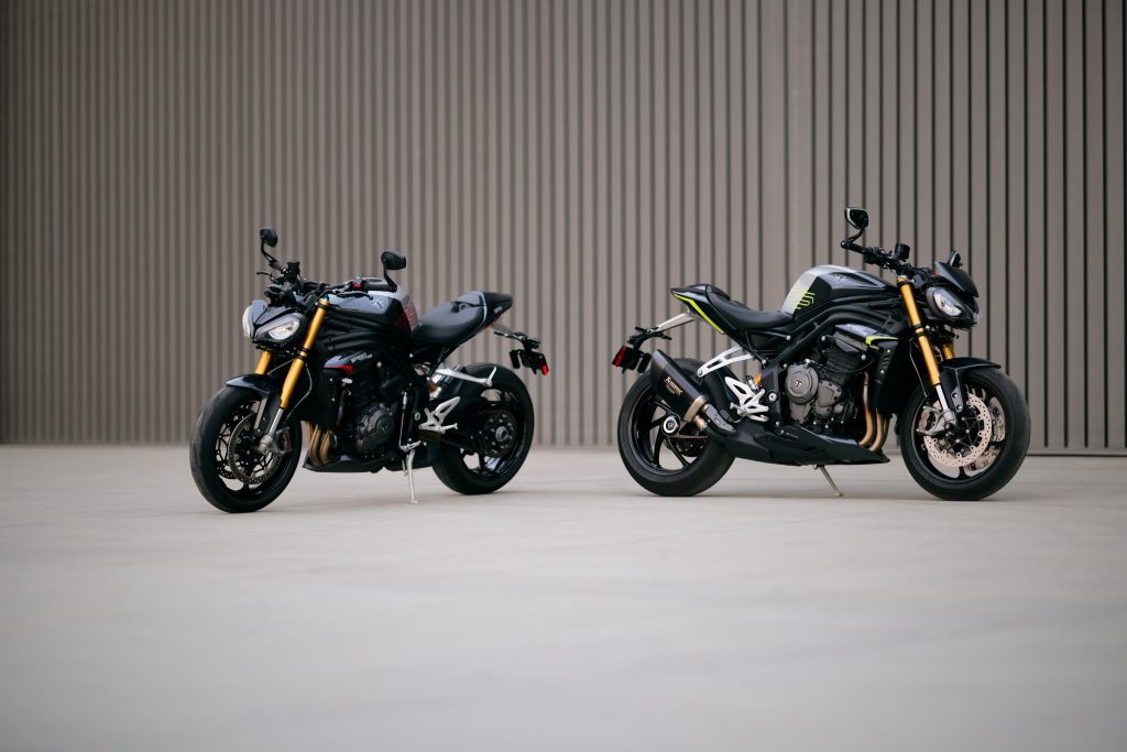 riumph提供了Jet Black、Granite and Diablo Red以及Granite and Performance Yellow三種選擇