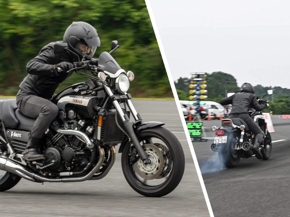 日本最大規模直線加速賽事「JD-STER」!用Vmax1200首次嘗試燒胎&體驗比賽