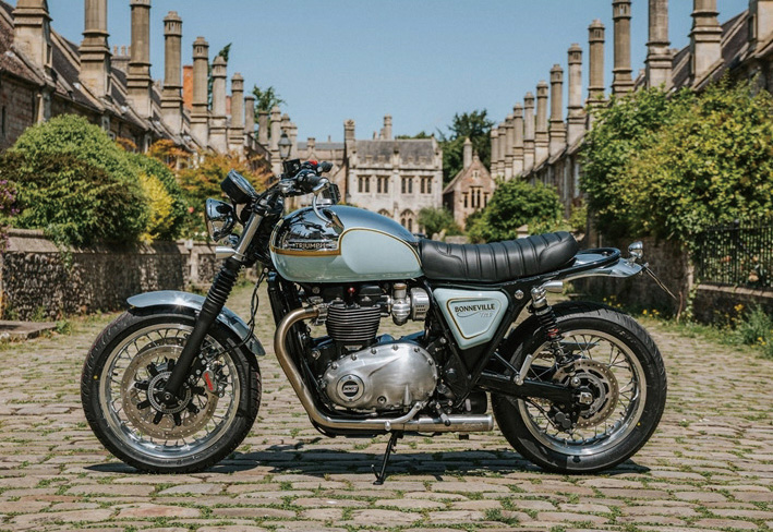 將Chrome Edition Bonneville T120改裝成引人注目的高性能復古車