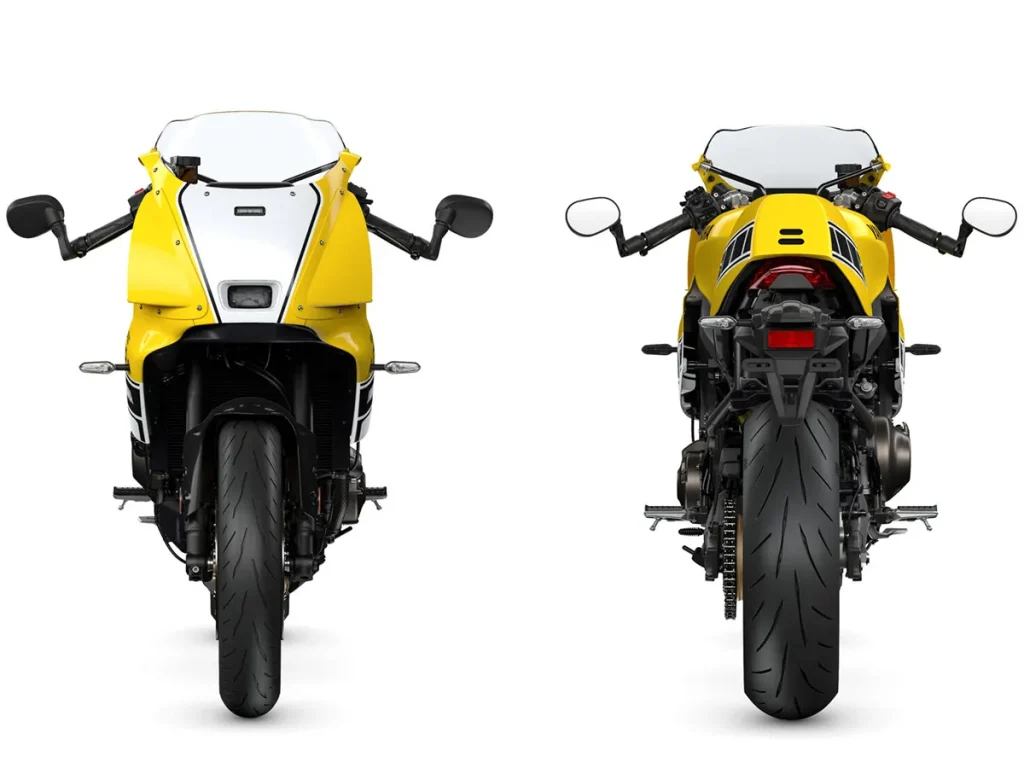 车头的白色涂装让人联想到车牌,而车尾紧凑的尾部设计则营造出赛车的形象