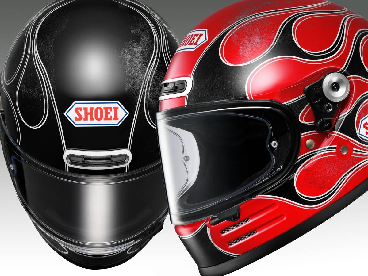 SHOEI Glamster 新彩繪「BLAST」登場,70年代美式火焰圖騰 2026年1月發售