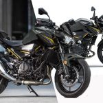 KAWASAKI Z400 換上「金骨」!2026新款發表,消光灰新色配金色車架