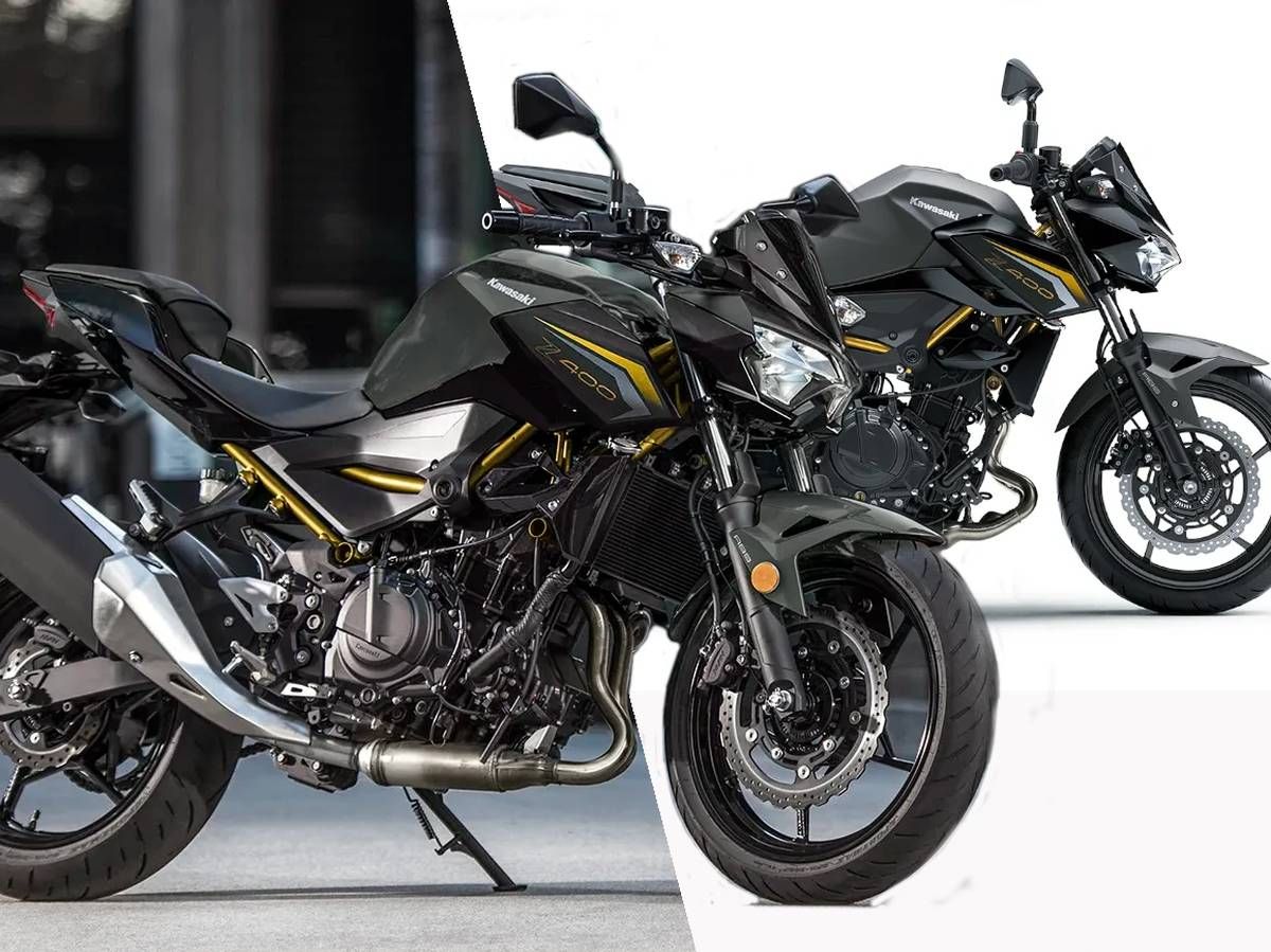 KAWASAKI Z400 換上「金骨」!2026新款發表,啞光灰新色配金色車架