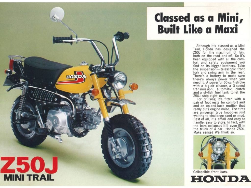 車色靈感來自 1975 年的 Monkey 50。這個配色未來有可能被原廠採用嗎…?