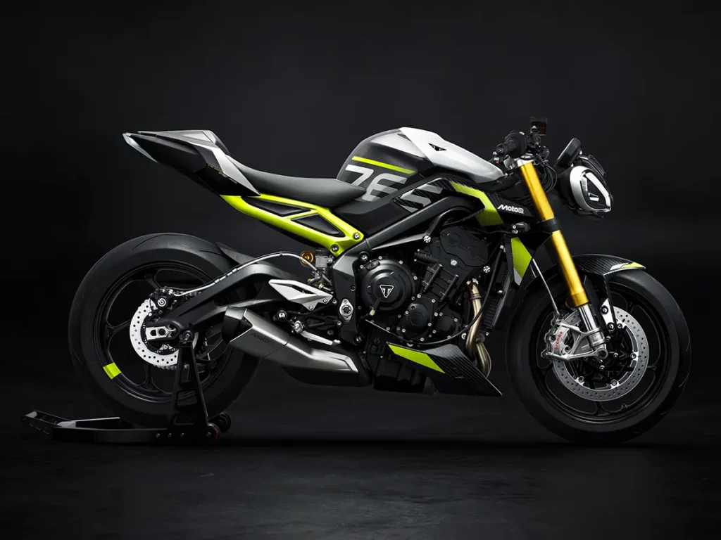 作为 Moto2™ 引擎供应商的签名款车型,“Street Triple Moto2™ Edition”限量 1000 台。