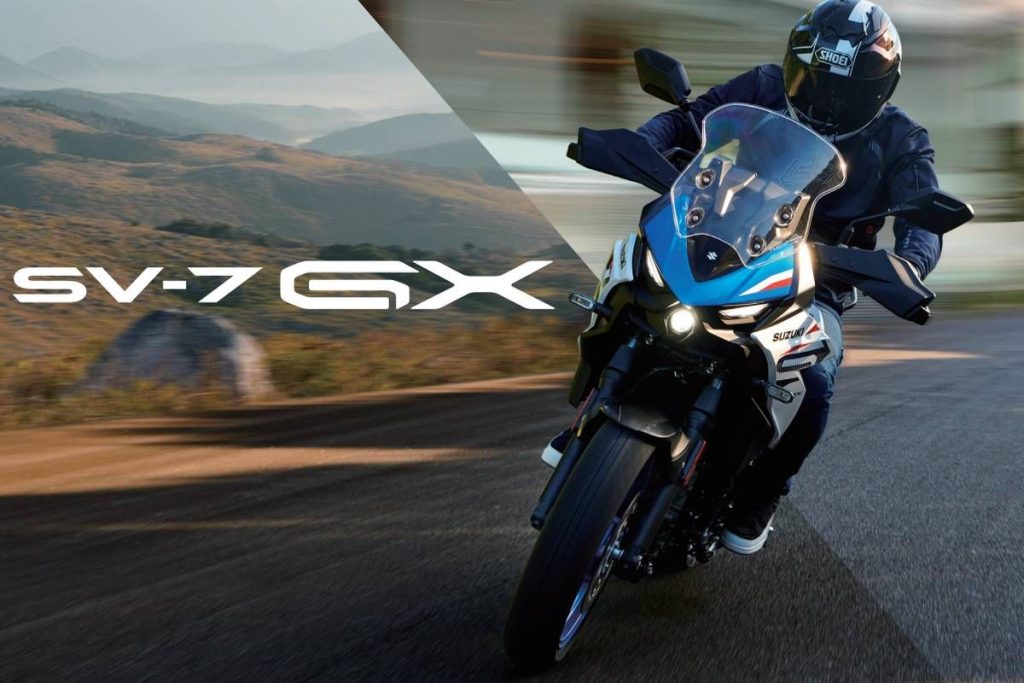 鈴木新款「SV-7GX」是一款中型旅行摩托車,搭載90度V型雙缸發動機,是SV系列的繼任者
