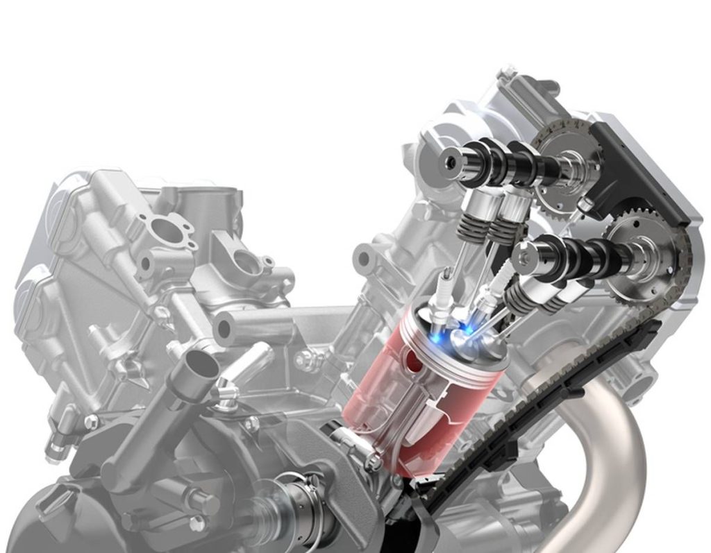 最大輸出功率尚未公佈,但V型雙缸引擎特有的扭力特性和纖薄結構與以前相同