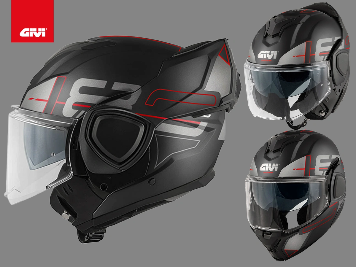 GIVI X36 FLIP BACK 亮相：下巴罩可向後翻轉的全新 Flip-Up 安全帽｜2025 EICMA 發表