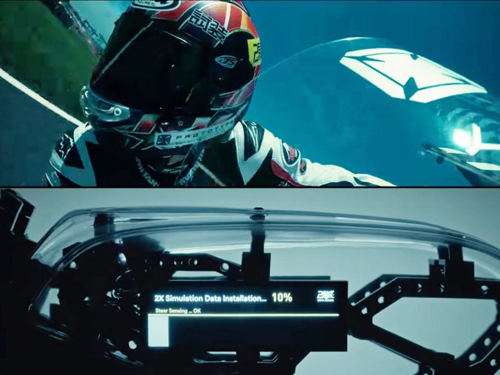 影片中還能看到岡谷選手在筑波賽道騎乘 YZF-R6,2X 正在收集相關數據的畫面。