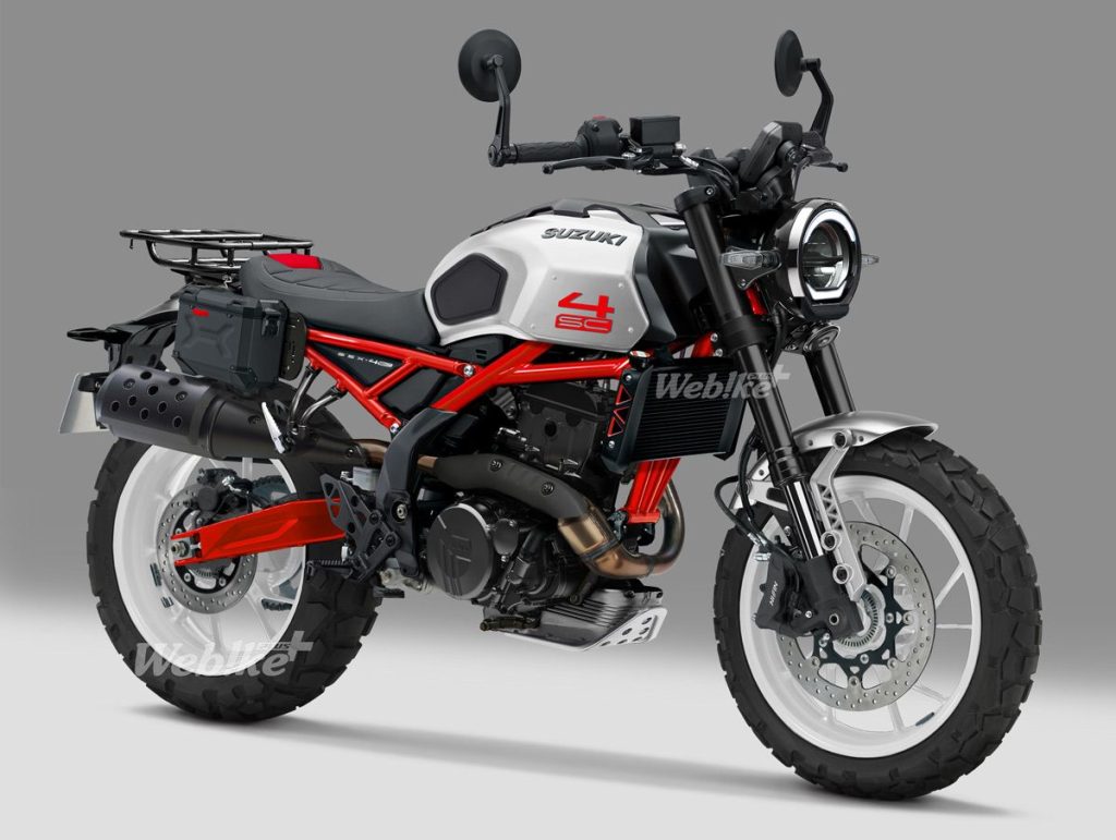 雖然「Suzuki 味」稍微淡了點,但經典紅系塗裝當然也是超級適合的。