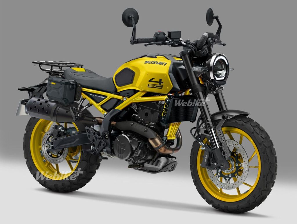 在前述「全紅版本」的基礎上,這次改成 Suzuki 招牌黃,衝擊感滿點!