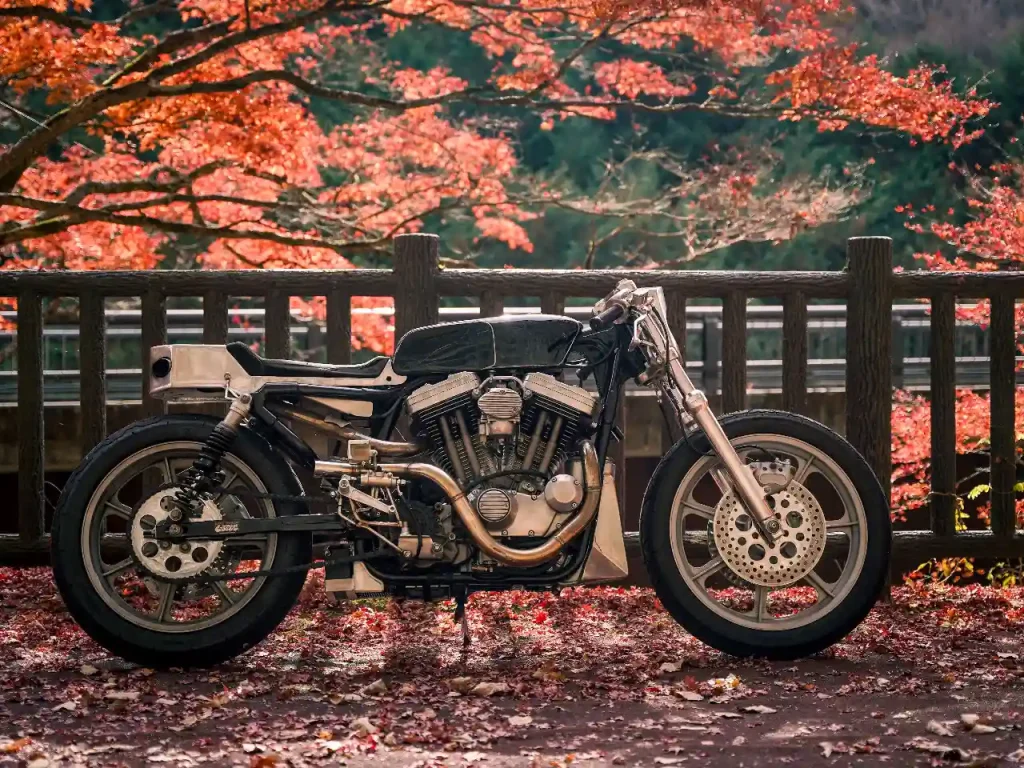 不騎的時候會用毛毯包起來保管…美麗的 Sportster Photo by @daigo_1200s