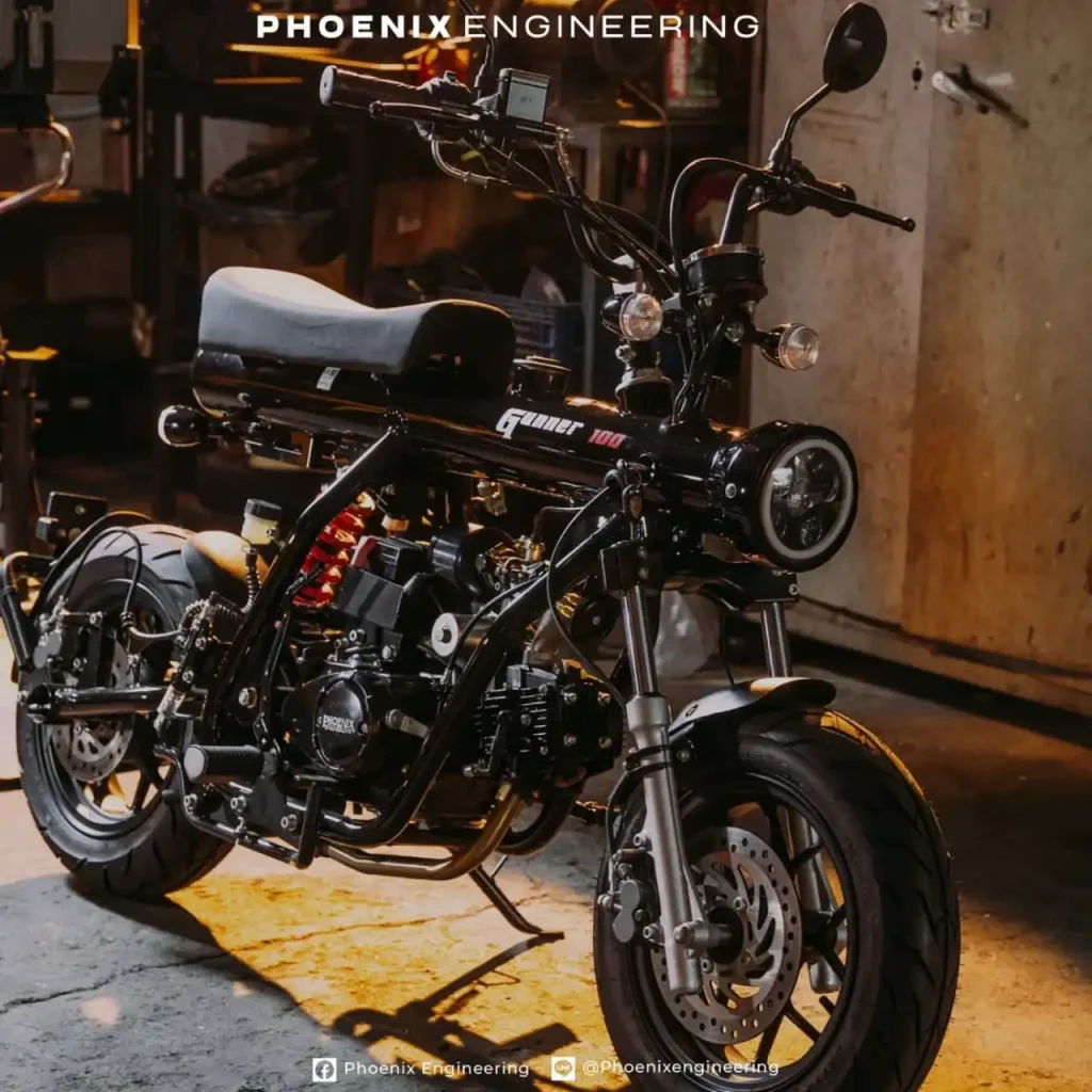 玩具般的可爱外型却有稳健性能！泰国制Mini Bike Gunner (摘自Phoenix Engineering官方Instagram)