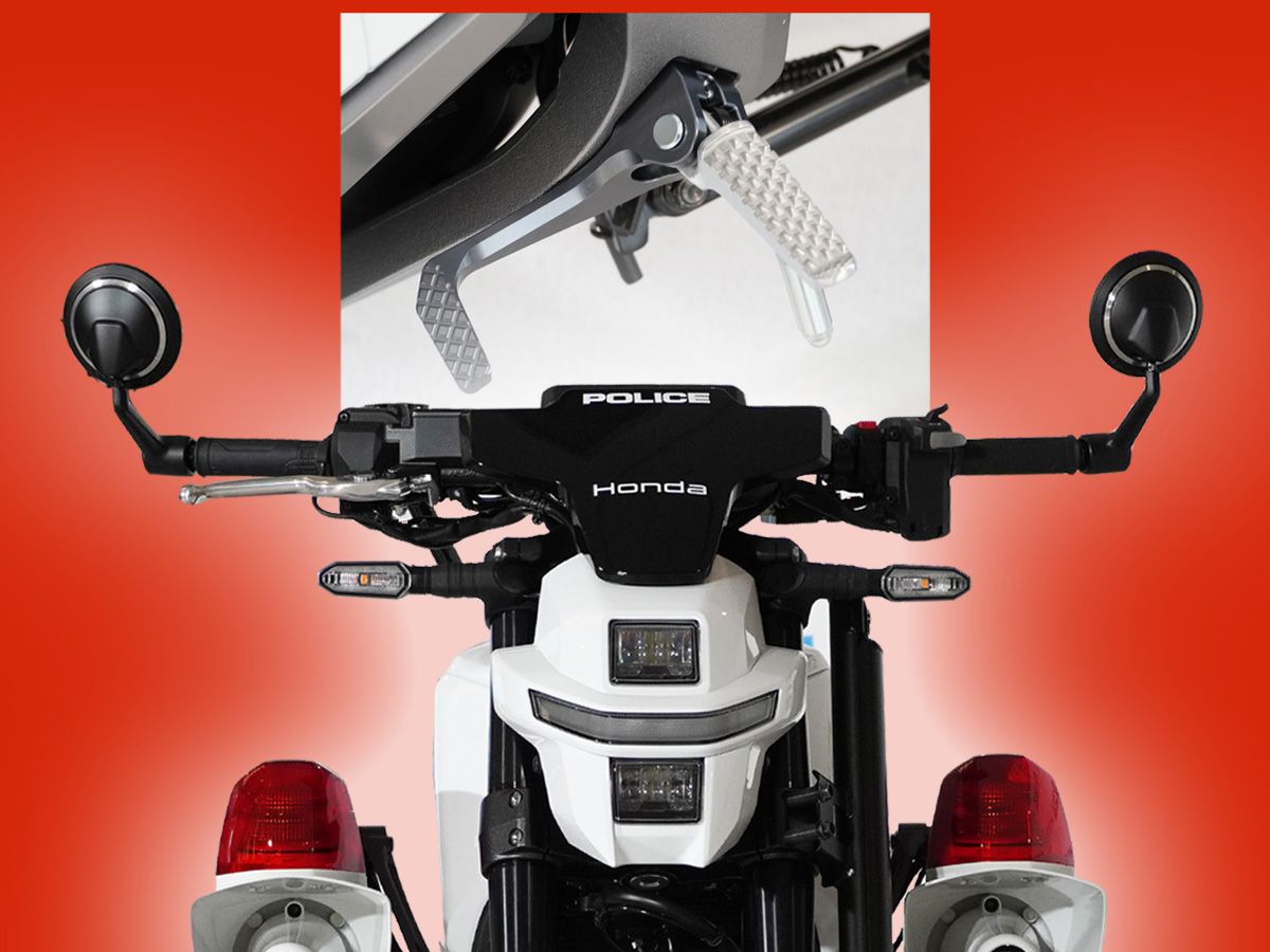 Honda WN7 警視廳電動白色警用摩托車首亮相｜神秘換檔踏板，箱根驛傳先導車