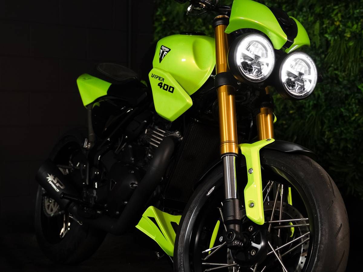 Triumph Speed 400 One-off「Viper 400」改裝車｜蟲眼頭燈造型、設計師力作將登上拍賣