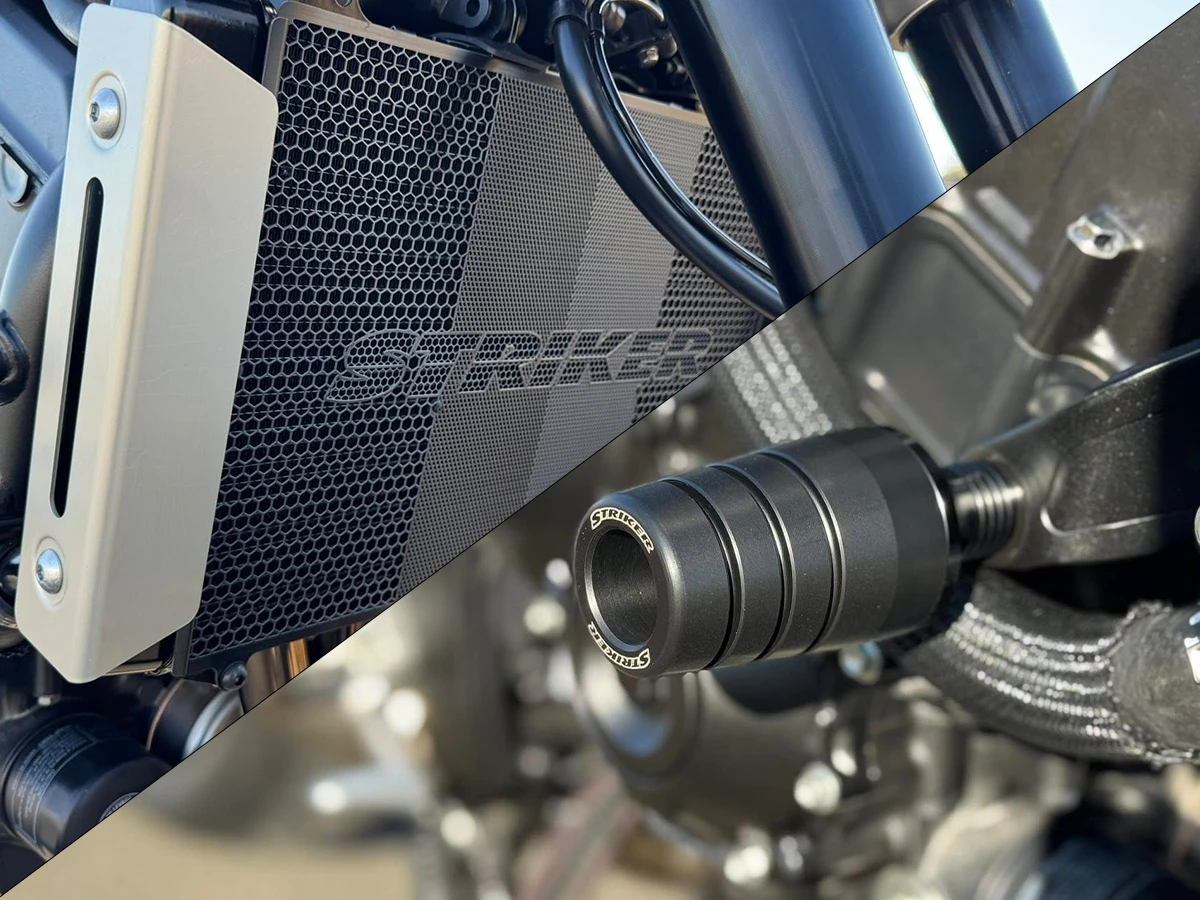 STRIKER 推出 HONDA CB1000F 专用防护配件｜防倒球＆水箱护网正式登场