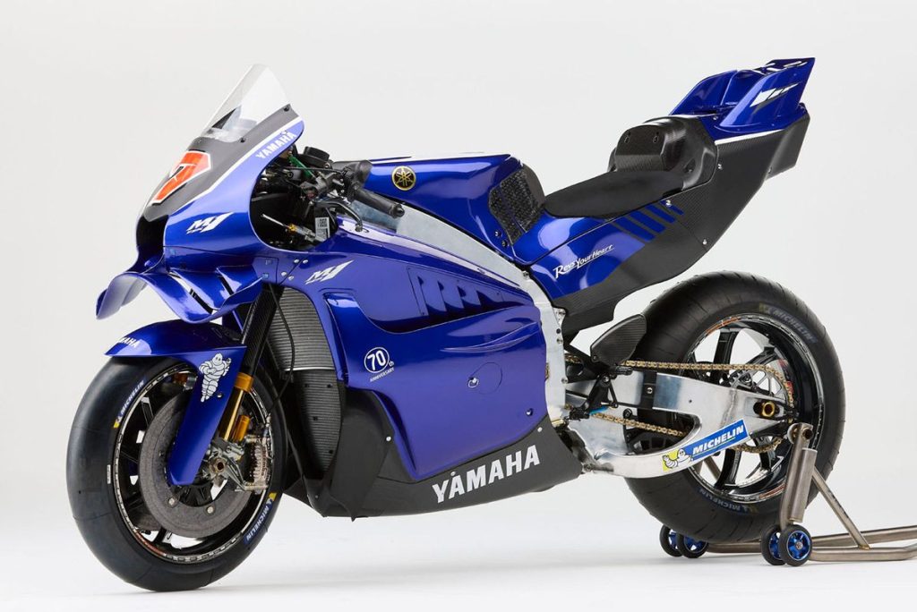 預計將於 2026 年賽季投入、搭載 V 型 4 氣缸引擎的 YZR-M1。