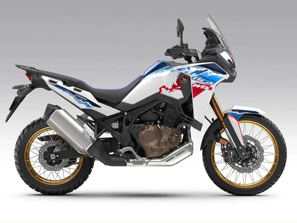 堪称 Africa Twin 非洲双代表色,采用经典三色涂装的“珍珠耀白”。