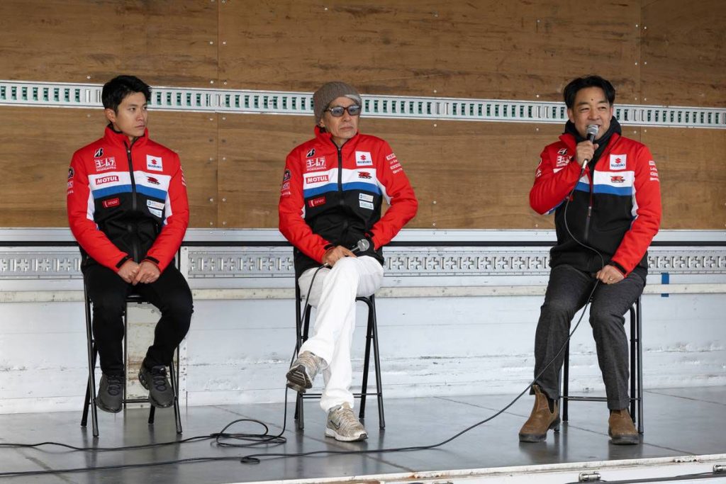 這一天，加藤陽平社長、辻本聰先生，以及代表吉村征戰 EWC（世界耐久錦標賽）的渥美心選手皆親臨現場，並登台參與脫口秀。