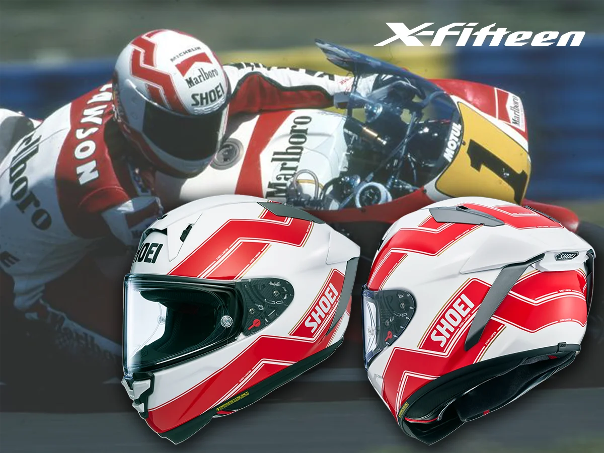 傳奇再臨！SHOEI X-15 (X-Fifteen) Eddie Lawson 復刻版正式發表：日本 4 月開賣，重現 WGP 四屆冠軍經典彩繪