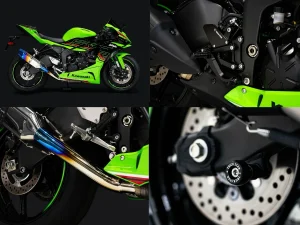 【搶先公開】2026 Kawasaki Ninja ZX-6R 專用 TRICK STAR 改裝零件！IKAZUCHI 排氣管、後移腳踏全收錄