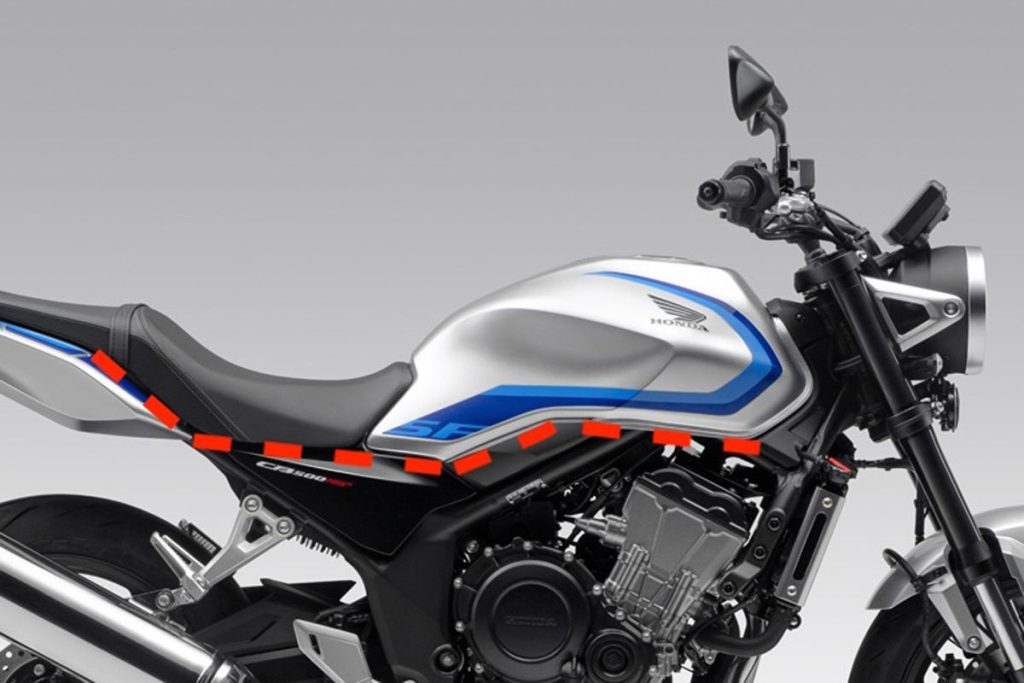 CB500SF 水平線條設計與鑽石式車架結構點評