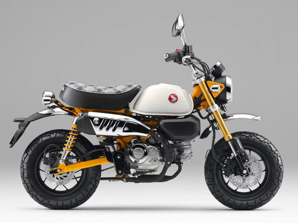 2026-Honda-Monkey-125-香蕉黃-復古格紋座墊-1967復刻風格