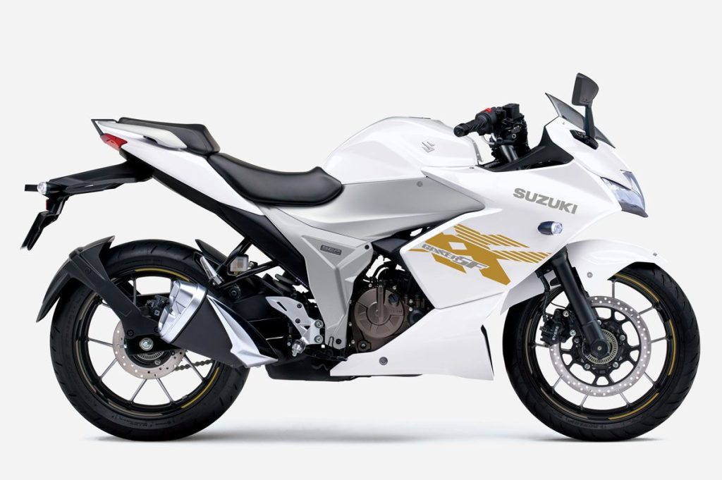 SUZUKI Gixxer SF250 珍珠冰川白 / 消光鉑銀金屬 No.2 (DDG)