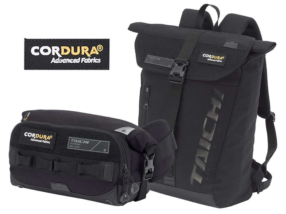 RS TAICHI RSB278 經典防水後背包、RSB279 臀包限定新色「CORDURA BLACK」2 月底上市！