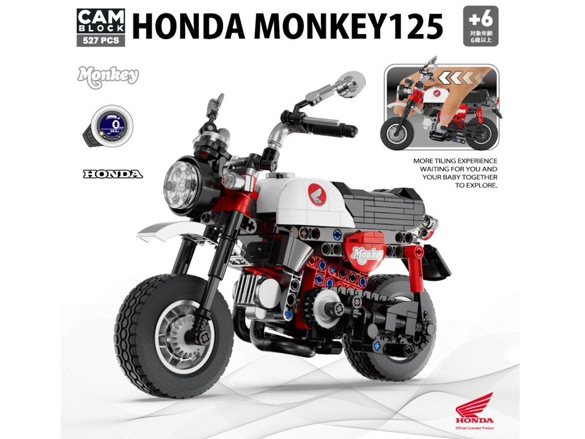 【限量发售】Honda 官方授权“Monkey 125”精致模型登场！2026 东京摩托车展现场贩售